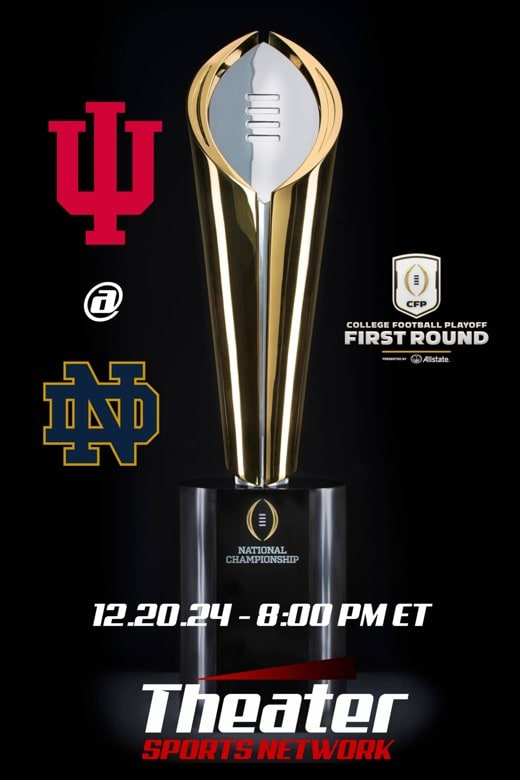 College Football Playoff First Round Game: Indiana @ Notre Dame poster