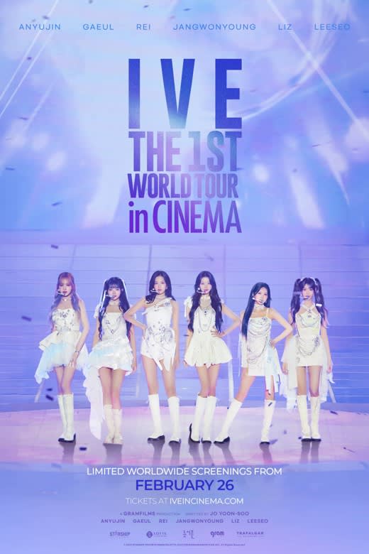 IVE the 1ST World Tour in Cinema poster