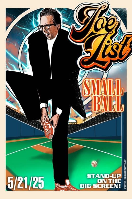 Joe List: Small Ball Poster