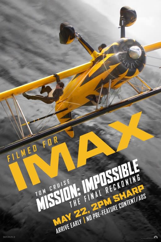 Mission: Impossible - The Final Reckoning IMAX Opening Day Fan Event Poster