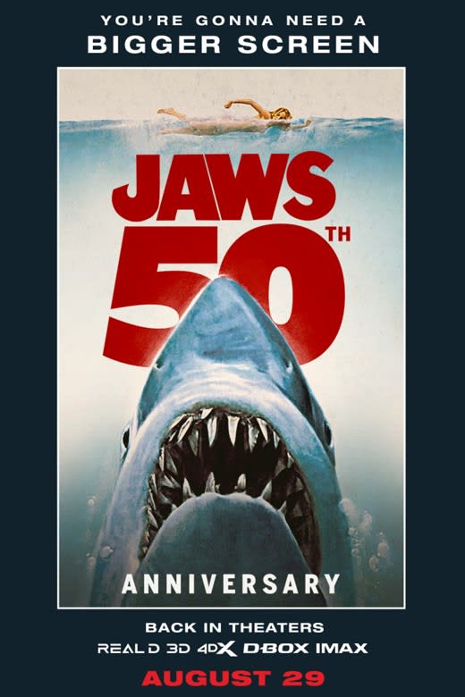 Jaws: 50th Anniversary poster