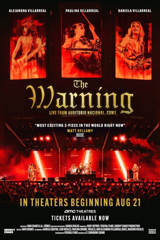 The Warning Live from Auditorio Nacional, CDMX Poster