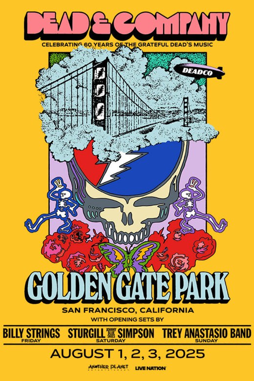 Dead & Company Live In IMAX From Golden Gate Park Poster