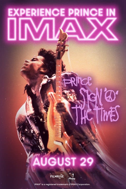IMAX Presents Prince - Sign O' The Times Poster