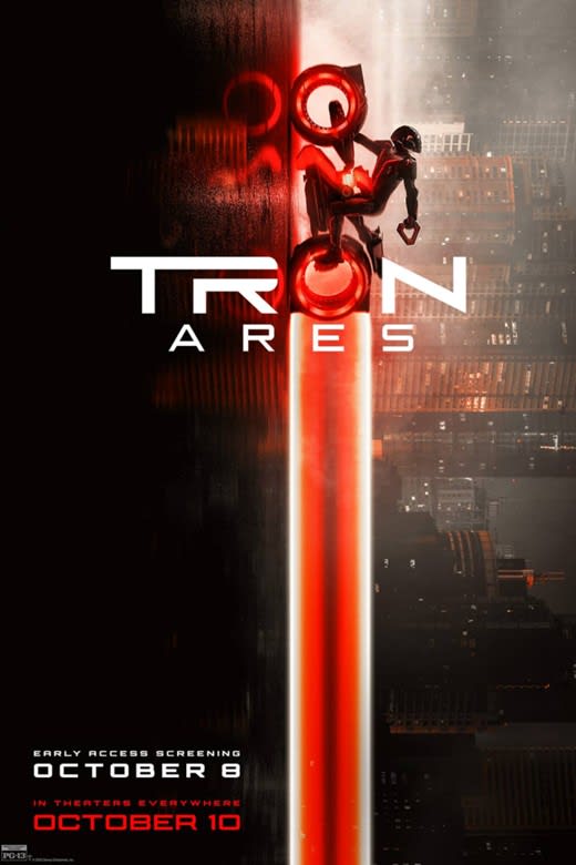 Tron: Ares Early Access Screening Poster