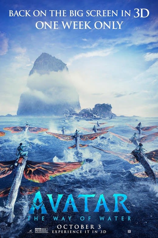 Avatar: The Way of Water Re-Release Poster