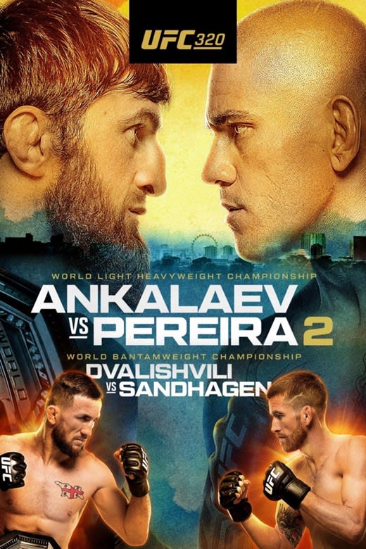 UFC 320: Ankalaev vs. Pereira 2 Poster