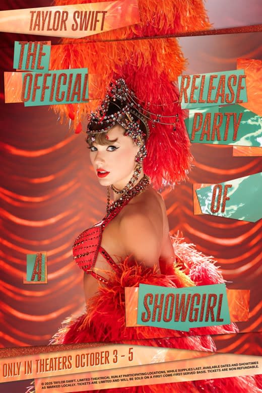 Taylor Swift | The Official Release Party of a Showgirl poster