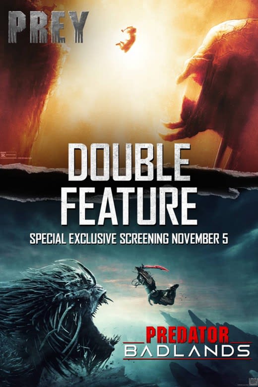 Prey & Predator: Badlands - Double Feature Poster