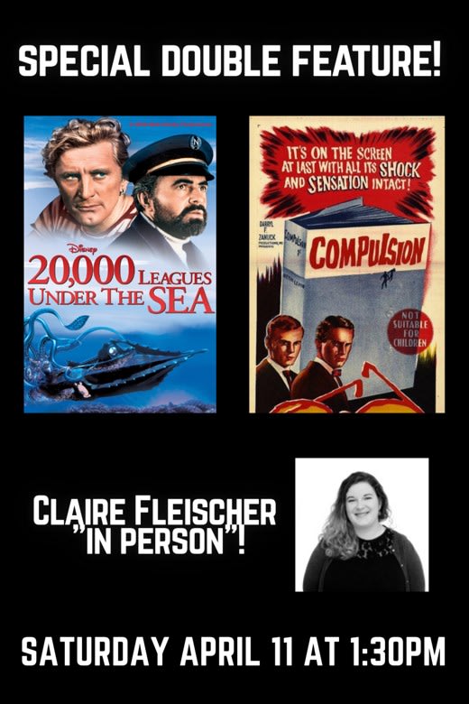 20,000 Leagues Under the Sea & Compulsion - Double Feature Poster