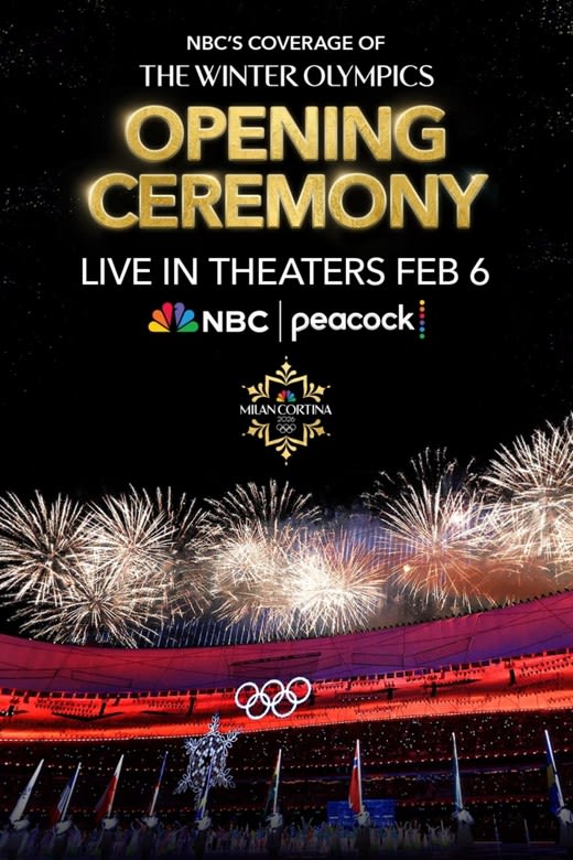 NBC's Milan Cortina Winter Olympics Opening Ceremony Poster