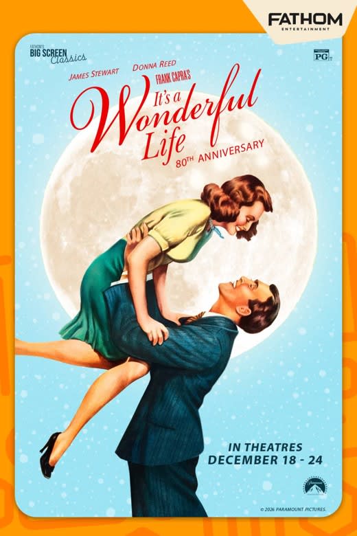 It's A Wonderful Life 80th Anniversary poster