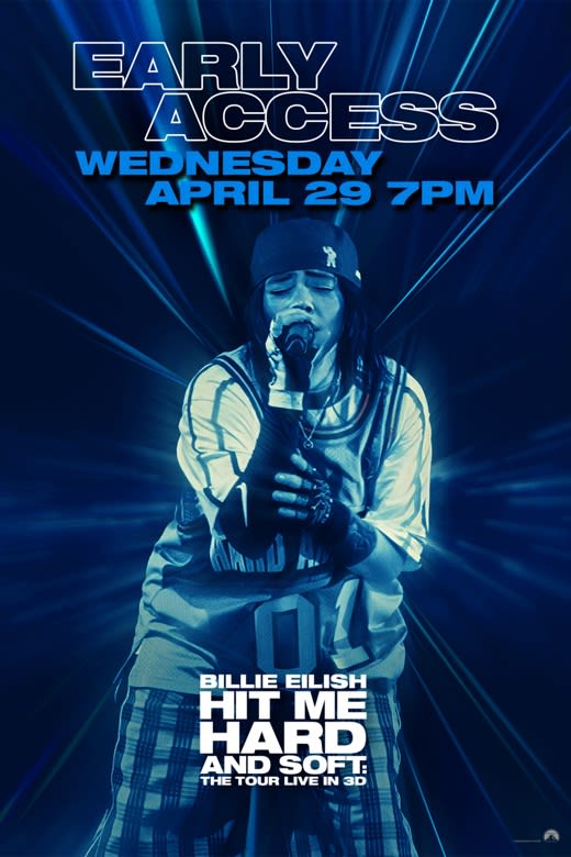 Billie Eilish Early Access - Hit Me Hard and Soft: The Tour Poster