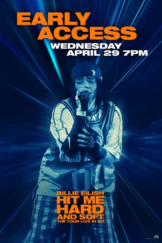 Billie Eilish Early Access - Hit Me Hard and Soft: The Tour Poster