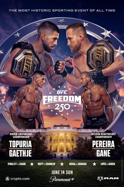 UFC Freedom 250 Poster